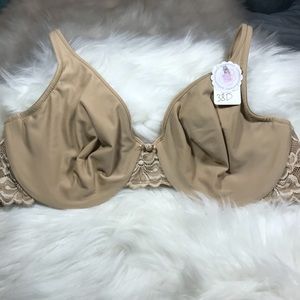 🍬Lilyette 38D Tan Minimizer Unlined Underwire